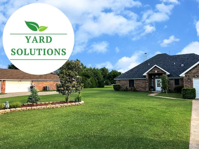 customers freshly mowed lawn

